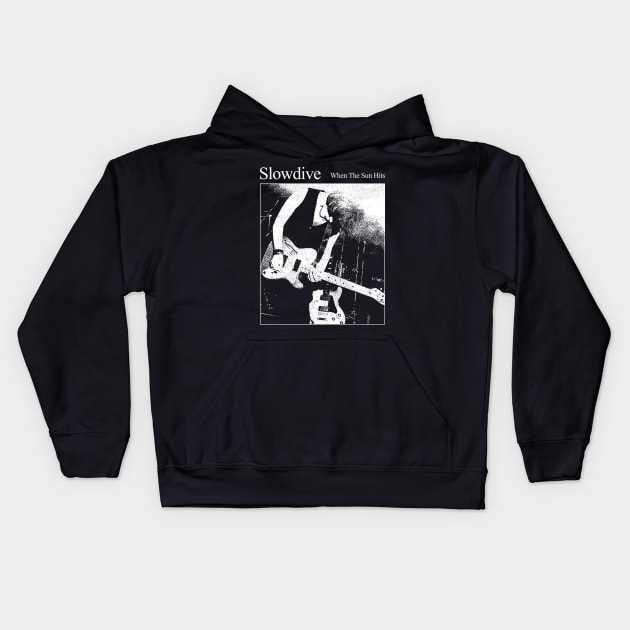 Slowdive - 90s Fanmade Kids Hoodie by fuzzdevil